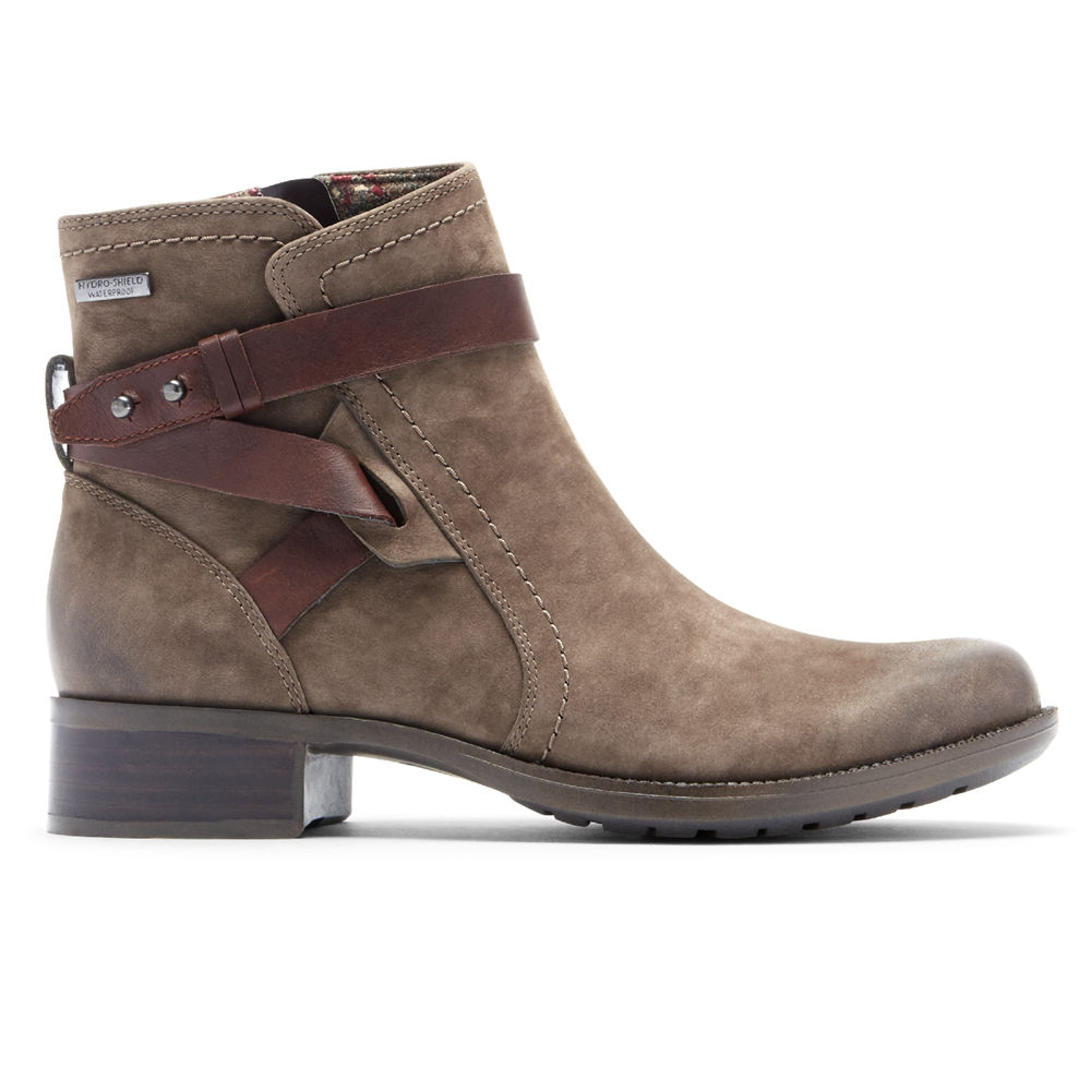 Botas Rockport Mujer Mexico - Copley Waterproof Strap Grises - ZVJDE8943